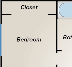 two bedroom apartment floor plan